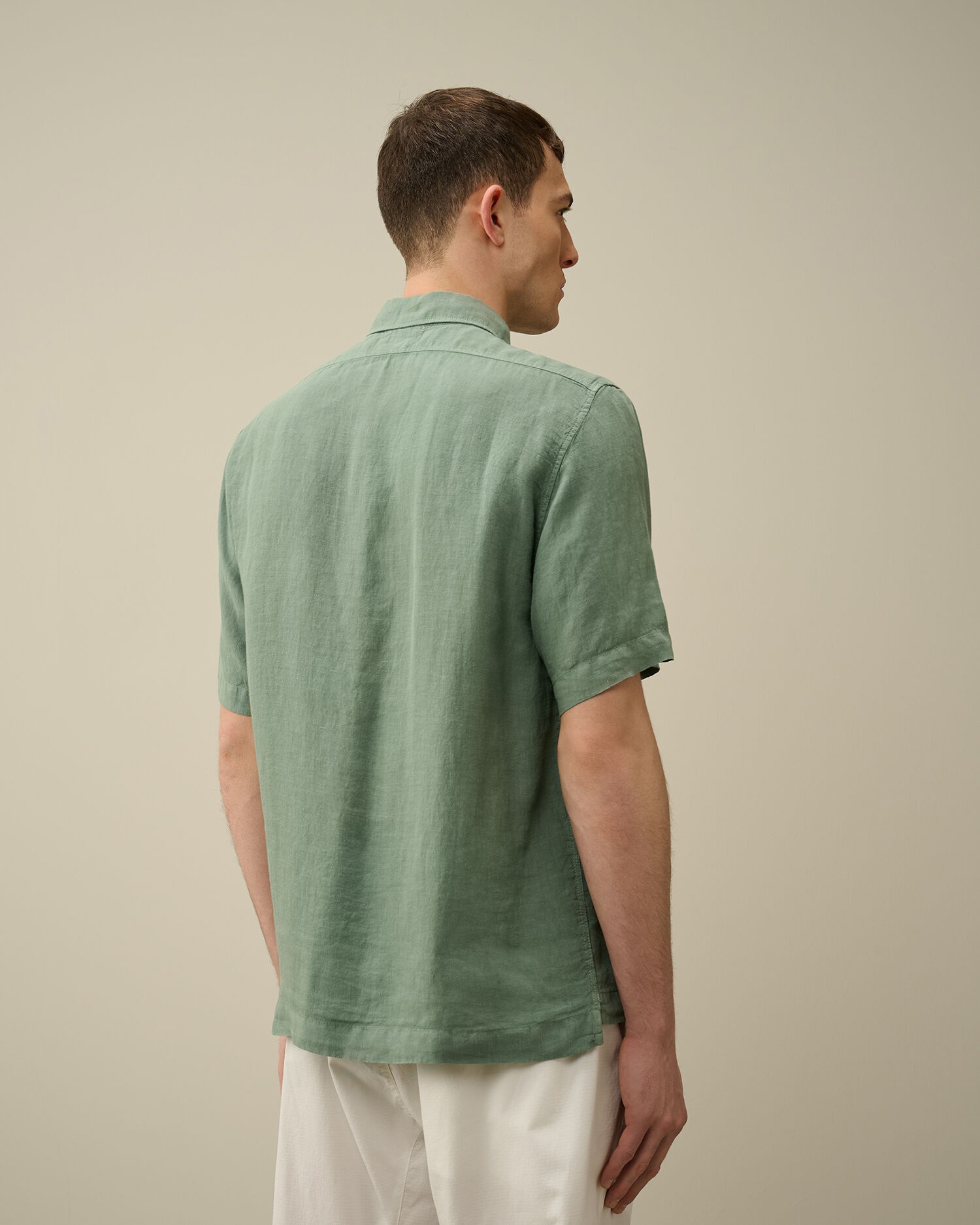 Linen Short Sleeved Shirt - 3