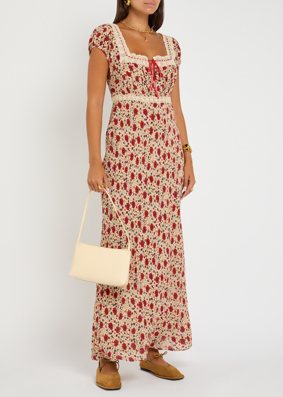 Rixo Maeva Floral-print Crepe de Chine Maxi Dress - 4