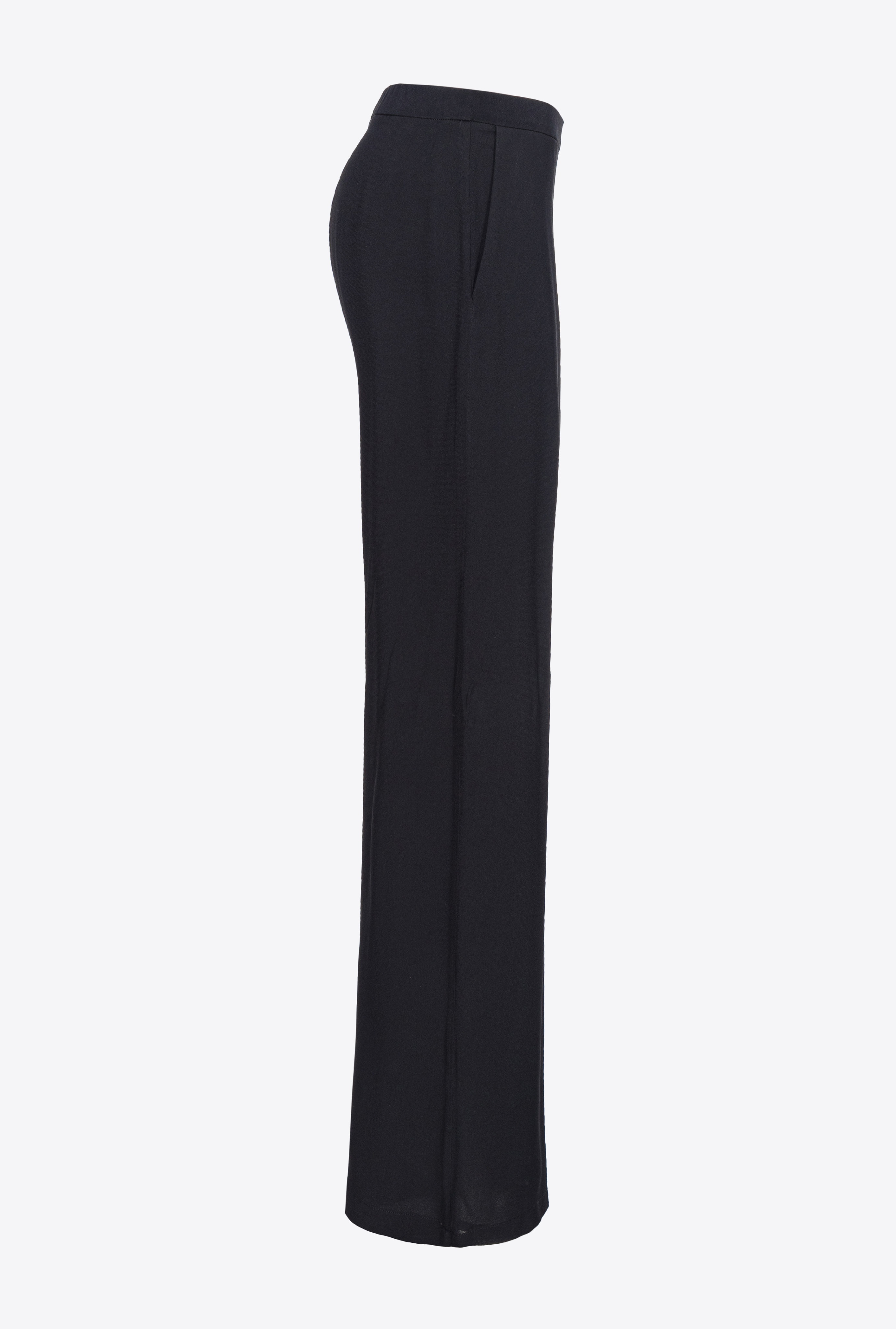 CREPE DE CHINE PULL-ON TROUSERS - 3