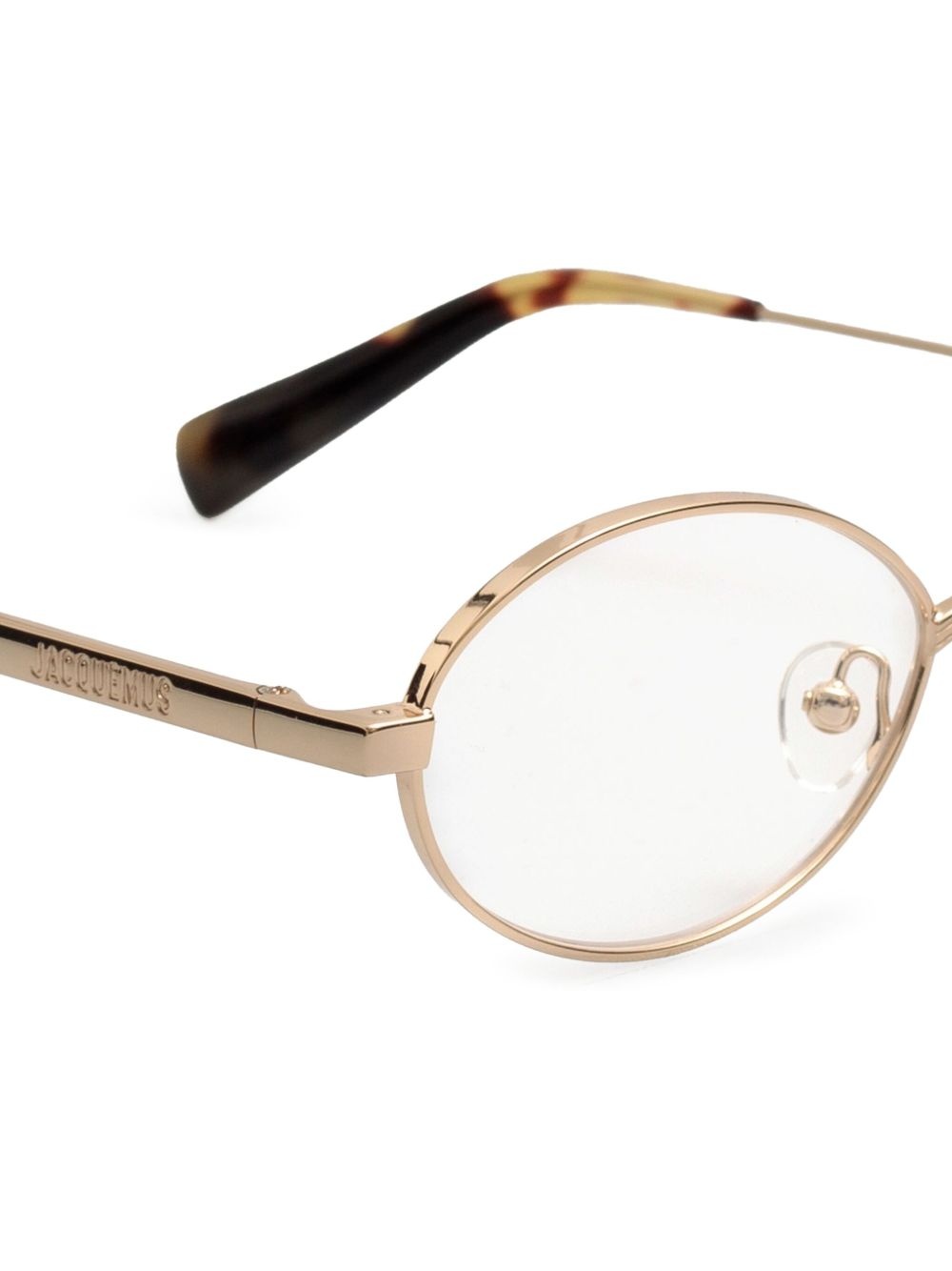 oval-frame glasses - 3