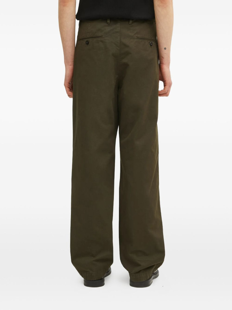 pleated straight-leg trousers 4