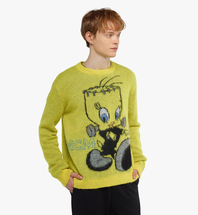 Men’s Looney Tunes x MCM  Mohair Jacquard Sweater 4