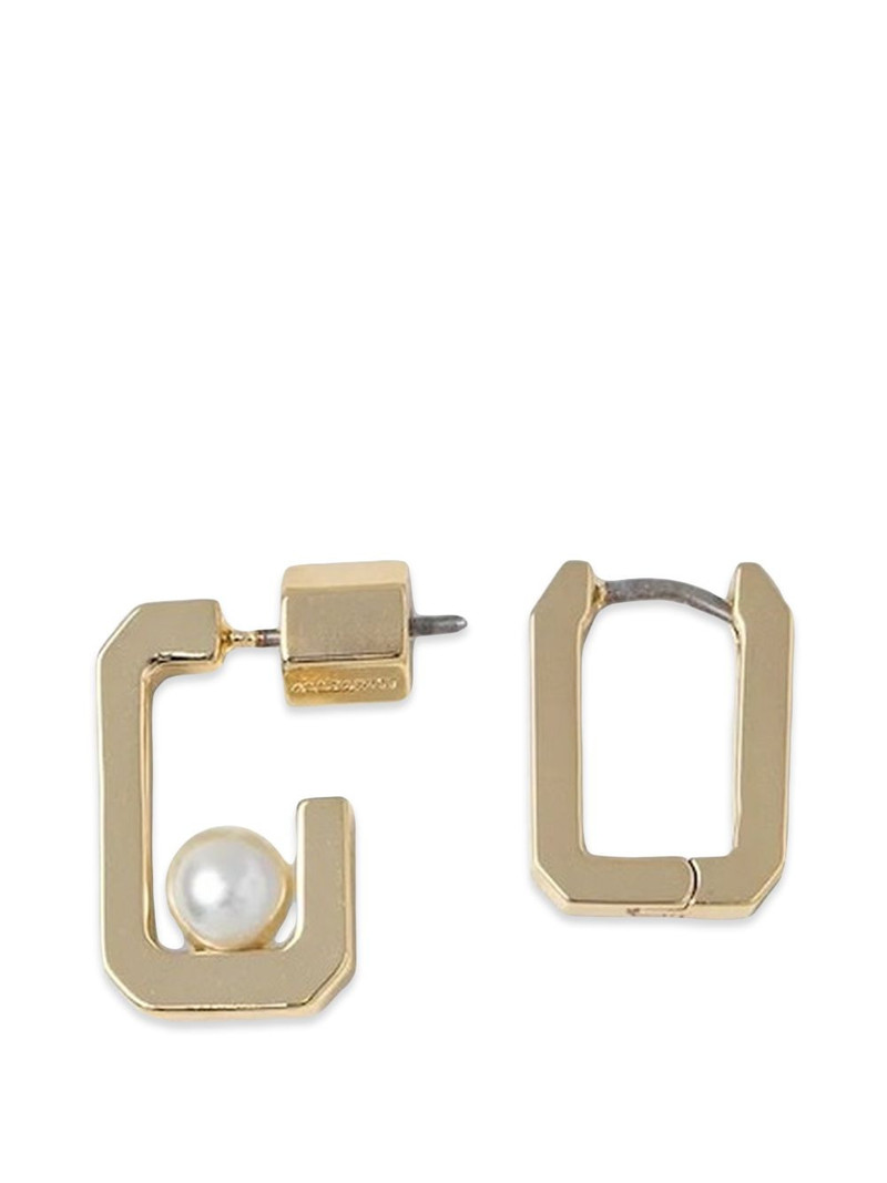 embellished rectangle earrings (set of three) 1