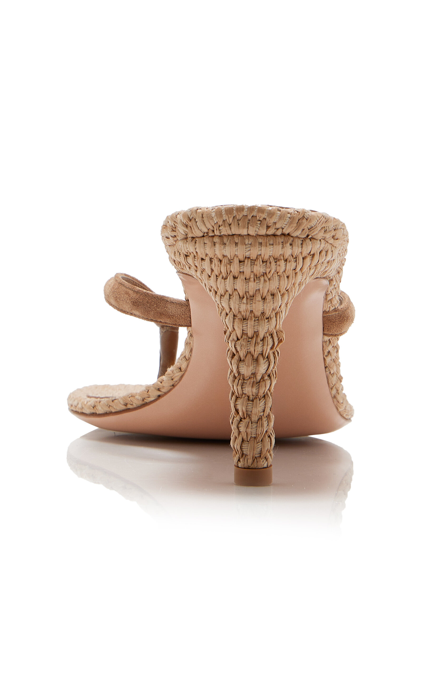 Calypso Suede Thong Sandals tan - 6