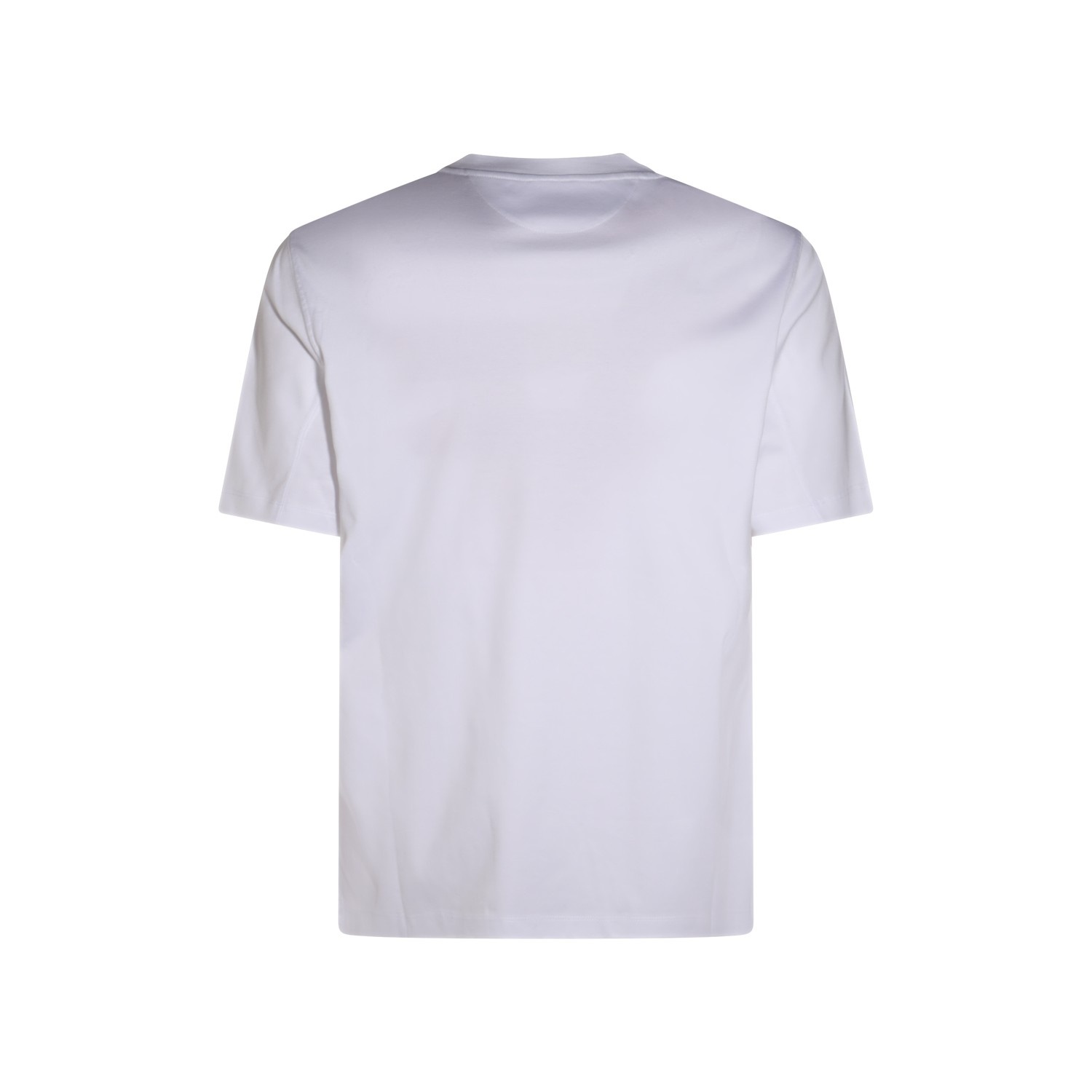 WHITE COTTON T-SHIRT - 2