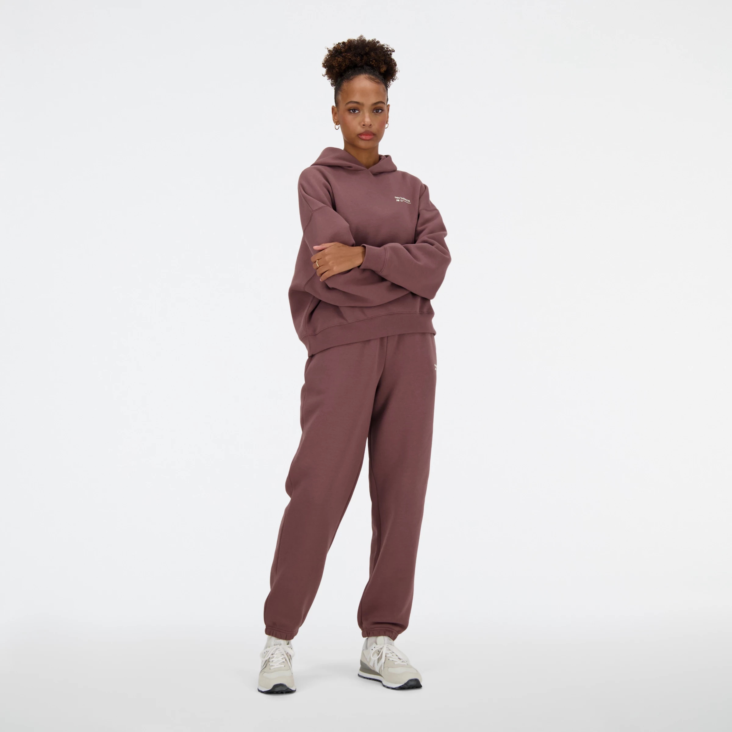 Linear Heritage Brushed Back Fleece Hoodie - 6