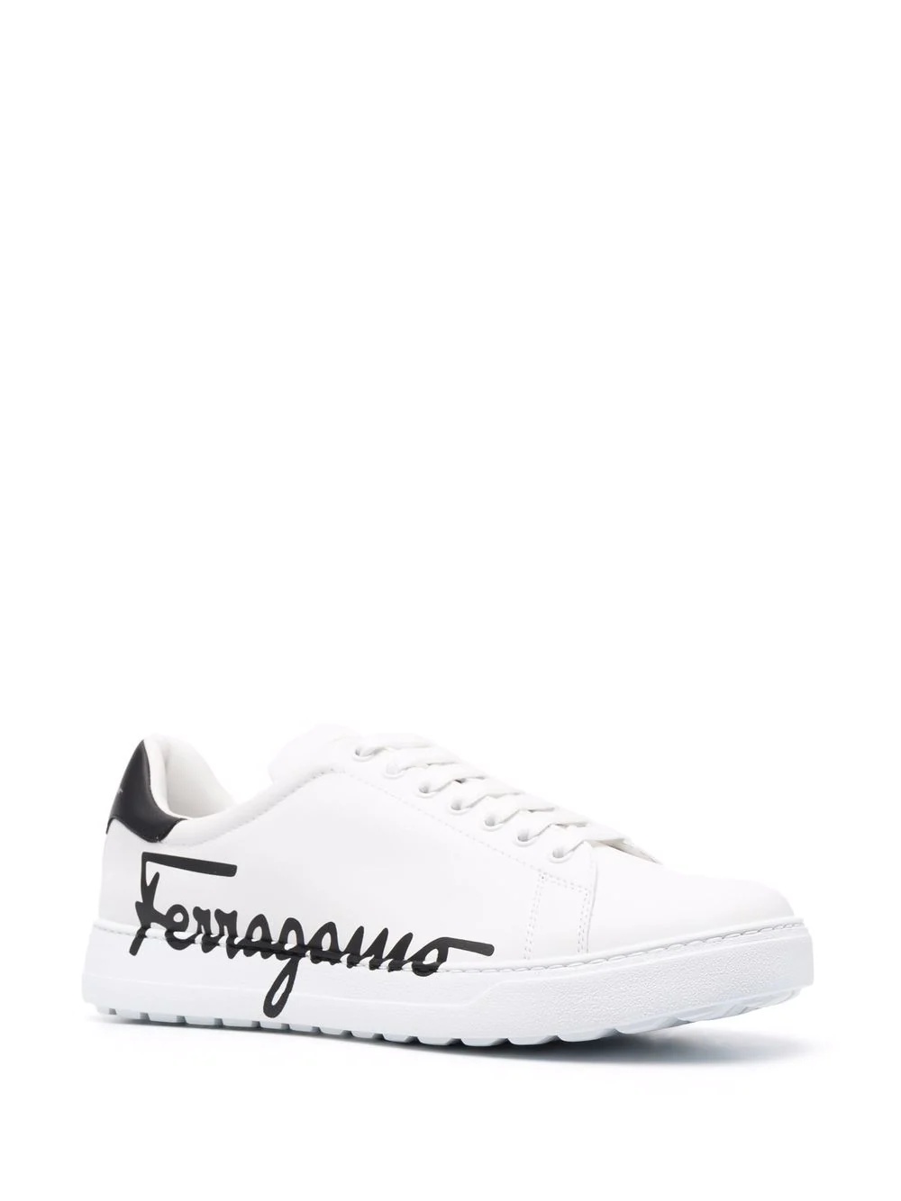 logo-print low-top sneakers - 2