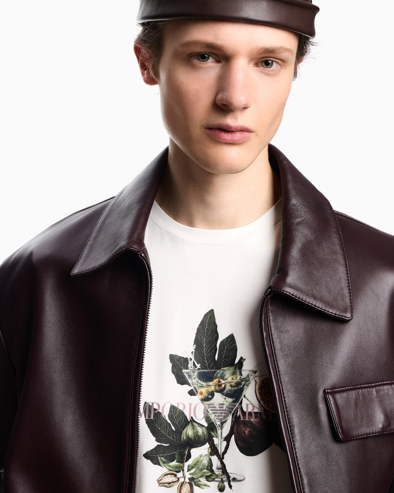 ASV JERSEY T-SHIRT WITH GOBLET AND FOLIAGE PRINT - 5