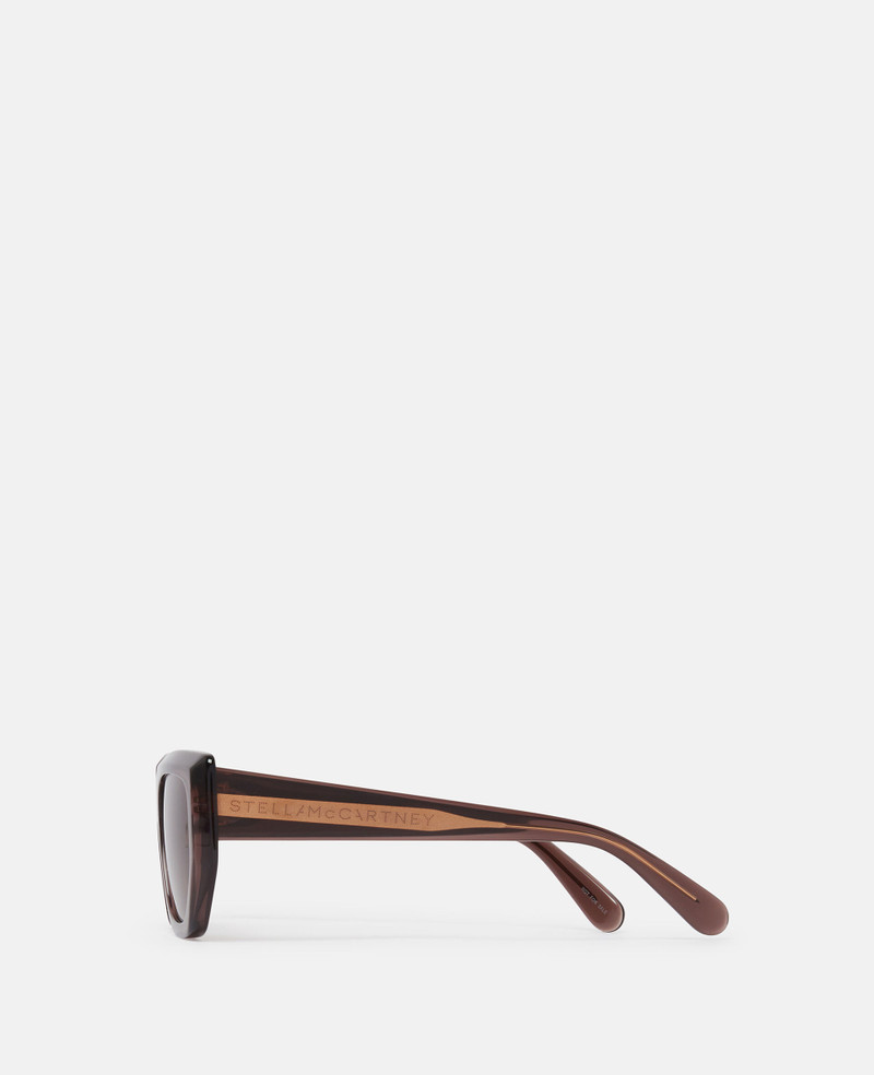 Stella McCartney Logo Cat‐Eye Sunglasses outlook