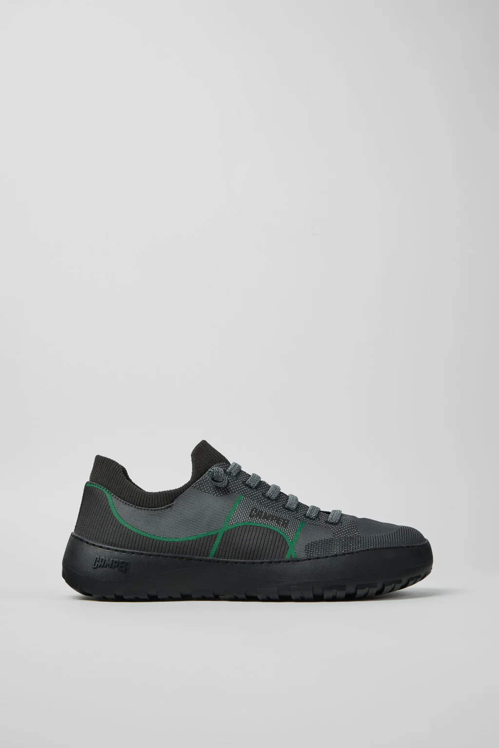 Peu Serra Gray Recycled PET Engineered Materials Sneakers for Men. - 1
