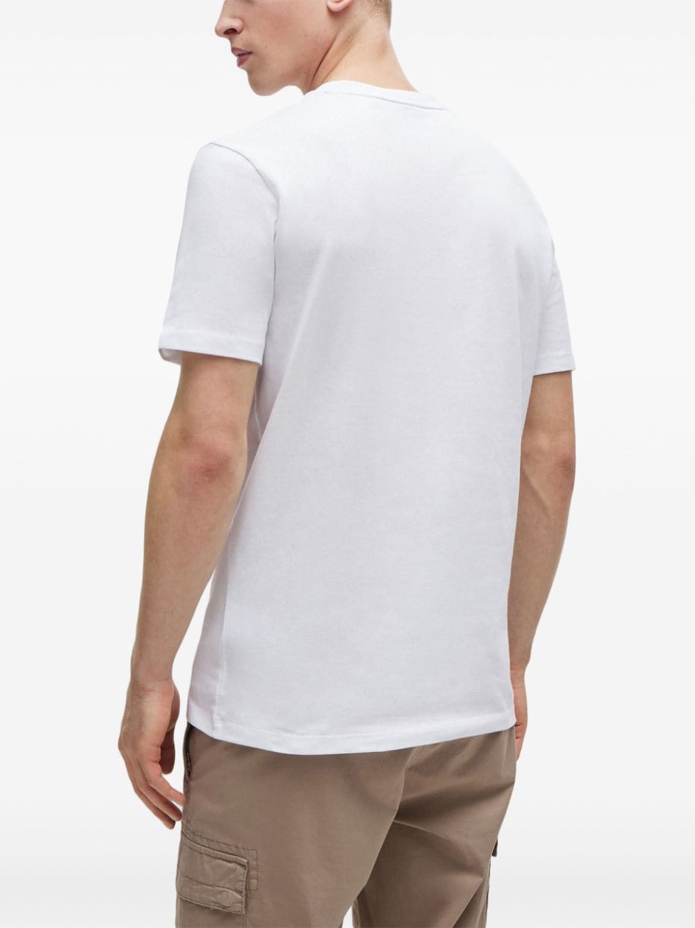 logo-embroidered T-shirt - 4