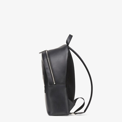 FENDI Black leather backpack outlook