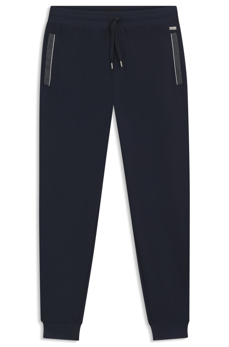 POCKET-DETAIL TRACKSUIT BOTTOMS IN A COTTON BLEND 1