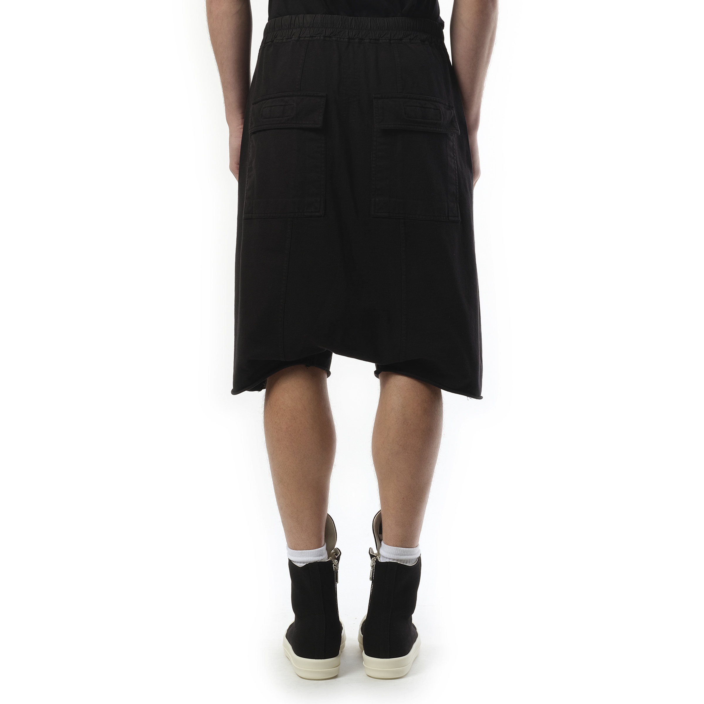 Drawstring Pods in Black - 6