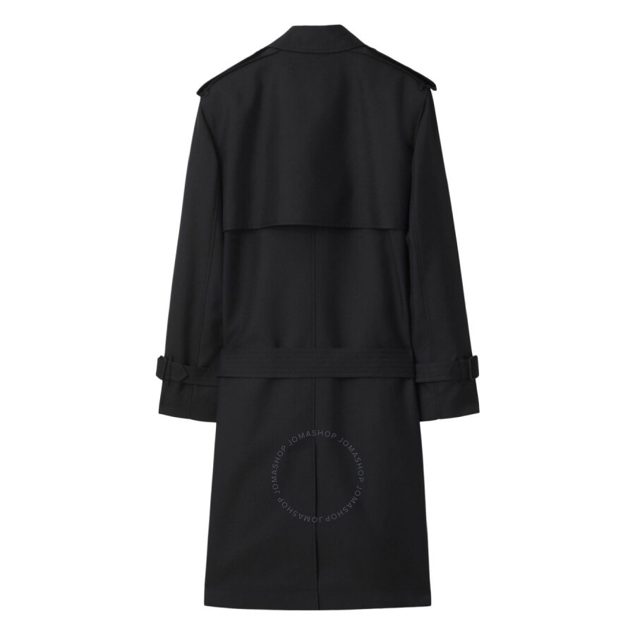Burberry Double-Breasted Silk-Blend Trench Coat - 2