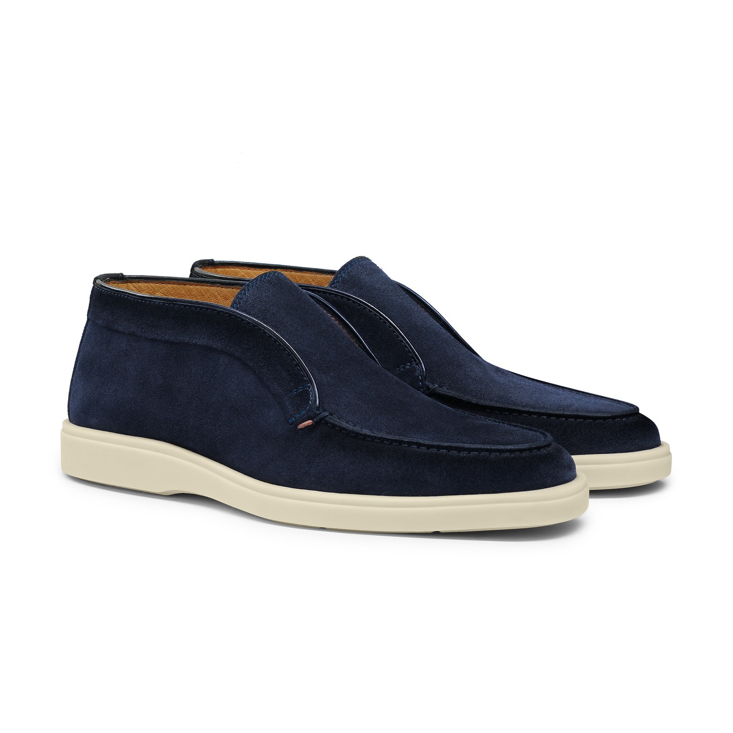 Men's blue suede desert boot - 3