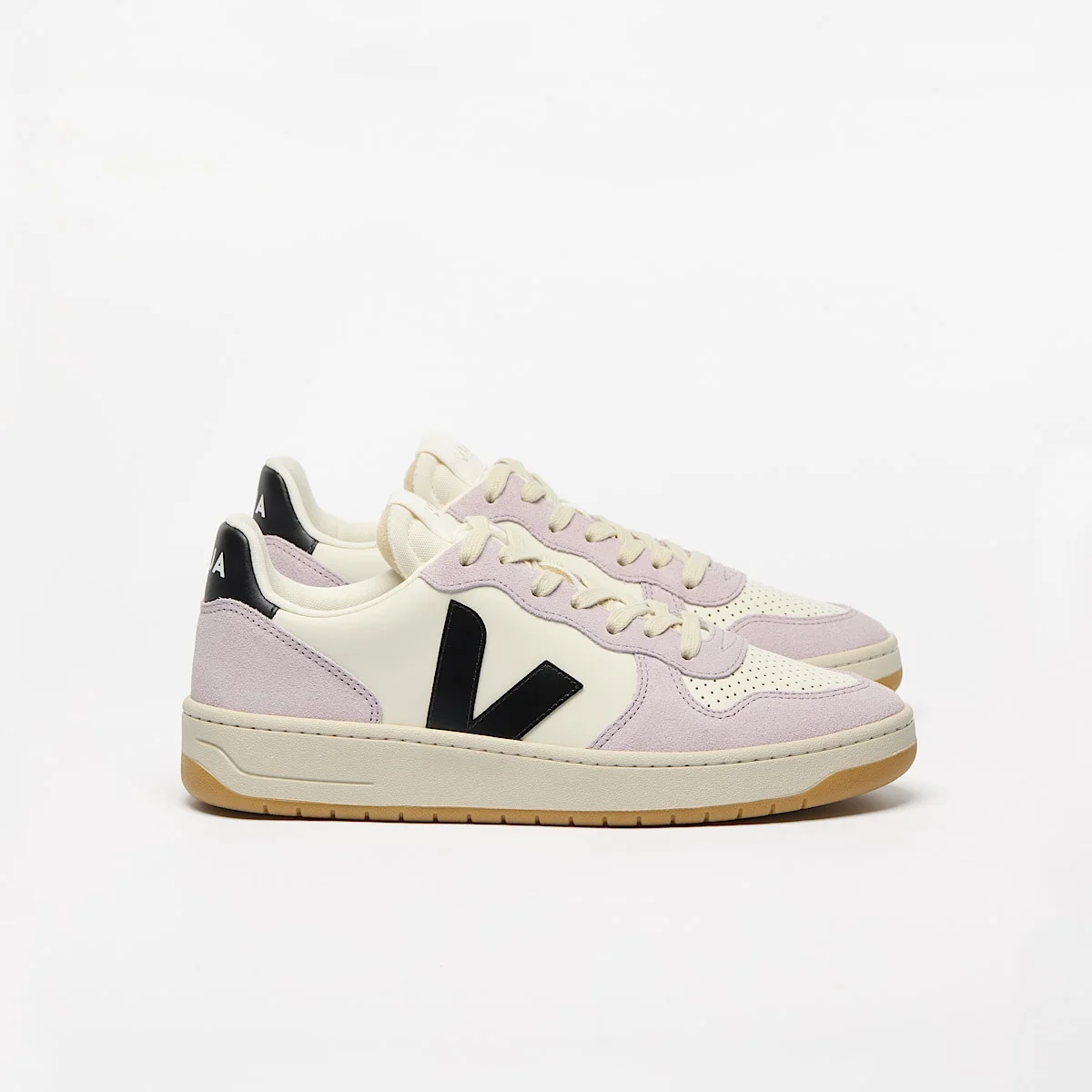 V-10 LEATHER PURE BLACK PARME - 1