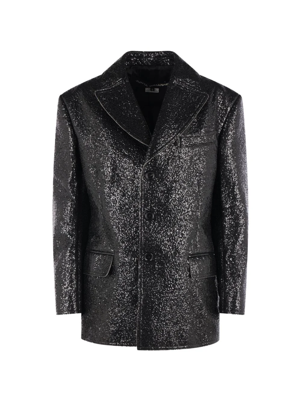 sequin-embellished single-breasted blazer - 1