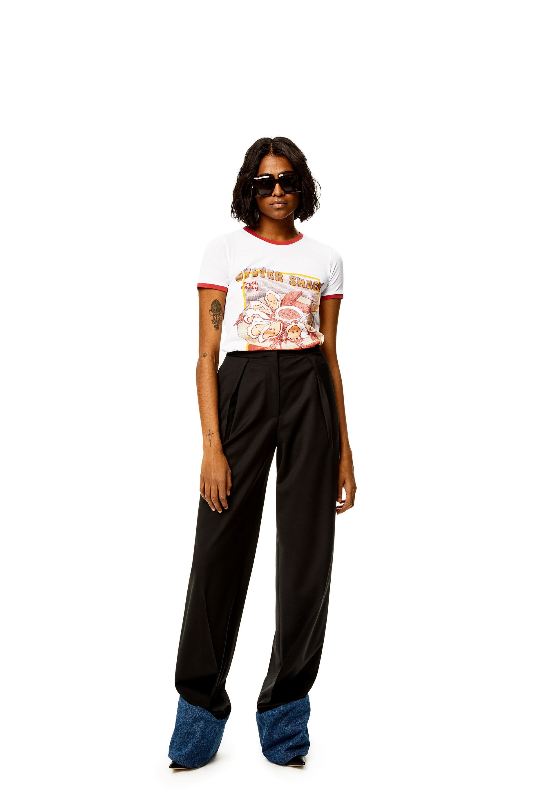 Oysters print T-shirt in cotton - 2