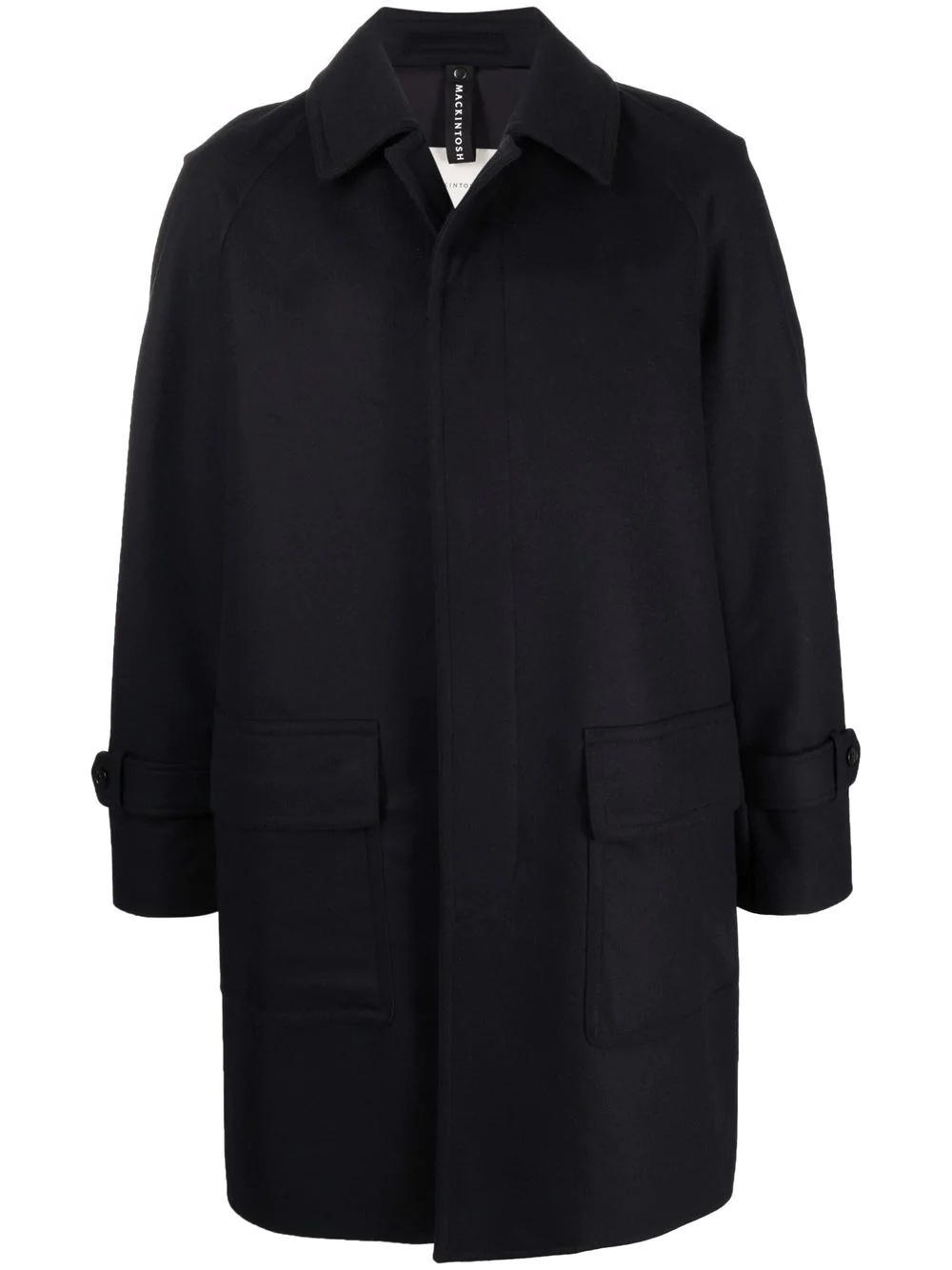 Arnhall single-breasted mid-length coat - 1