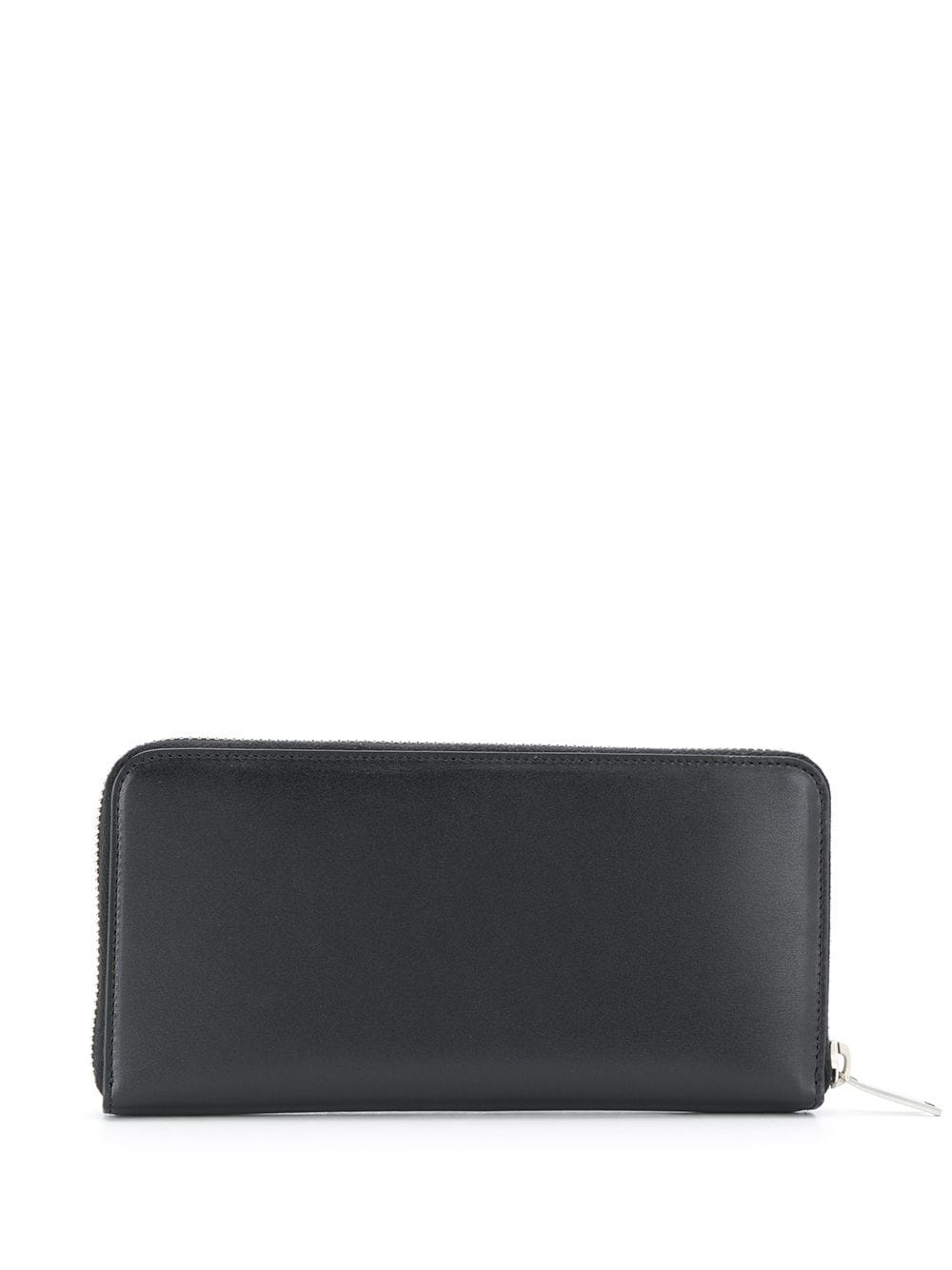 monogram zip-up leather wallet - 2