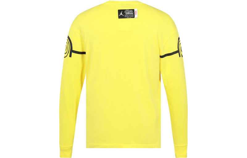 Jordan Air Jordan Zion 1 x Naruto Crossover Naruto Uzumaki Round Neck Long Sleeves Yellow DR1445-721 outlook