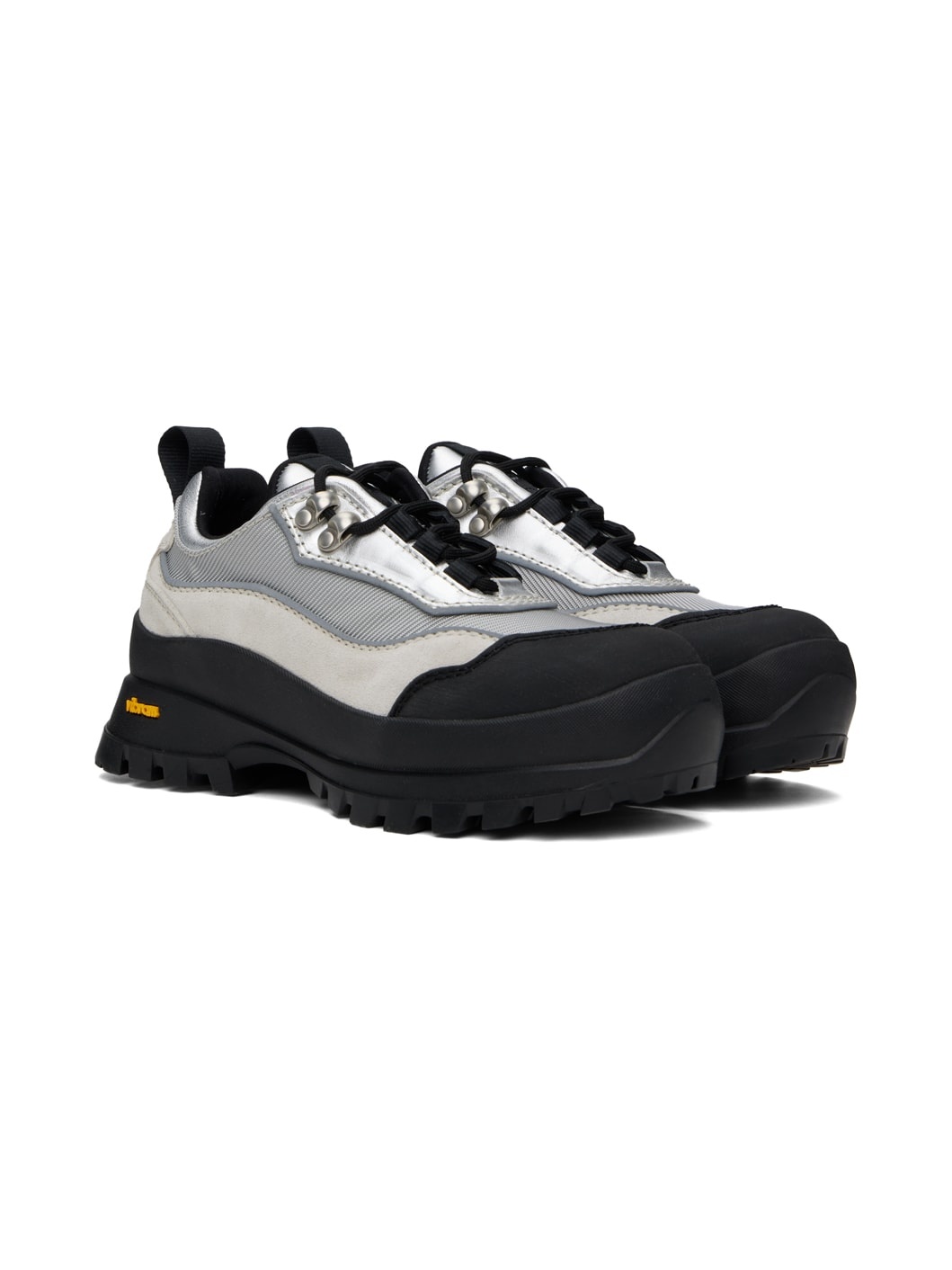 Silver Aaron Trail Sneakers - 4