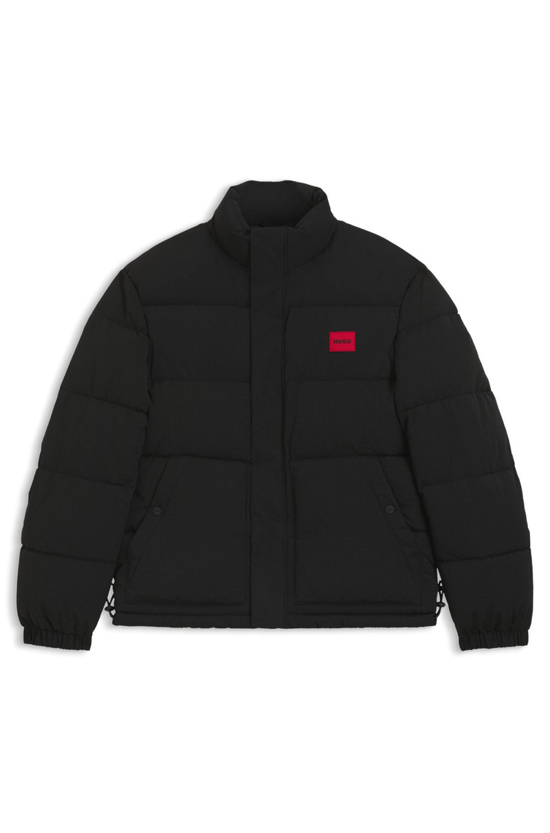 WATER-REPELLENT PADDED JACKET WITH LOGO PATCH 1