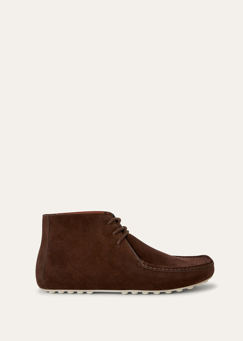 Dot Sole Lace Up Walk Boots 1