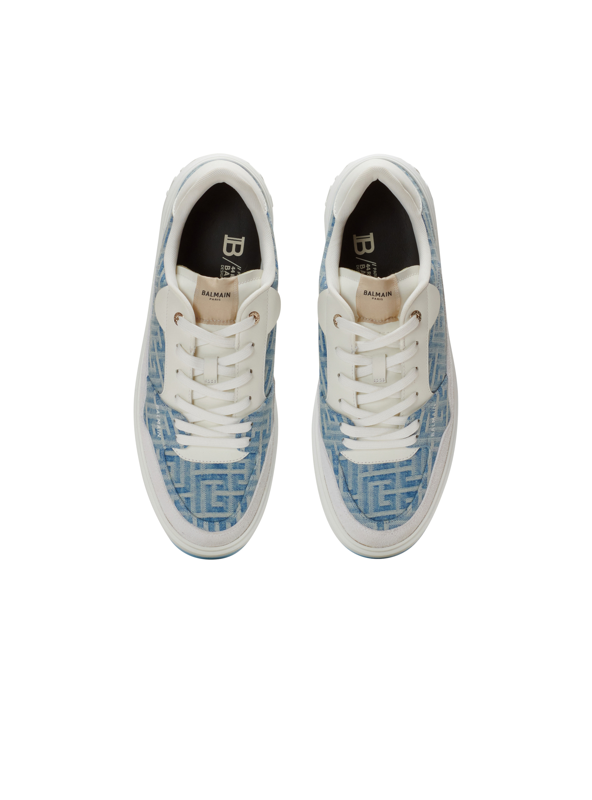 B-Court Flip trainers in monogrammed PB Labyrinth denim - 3