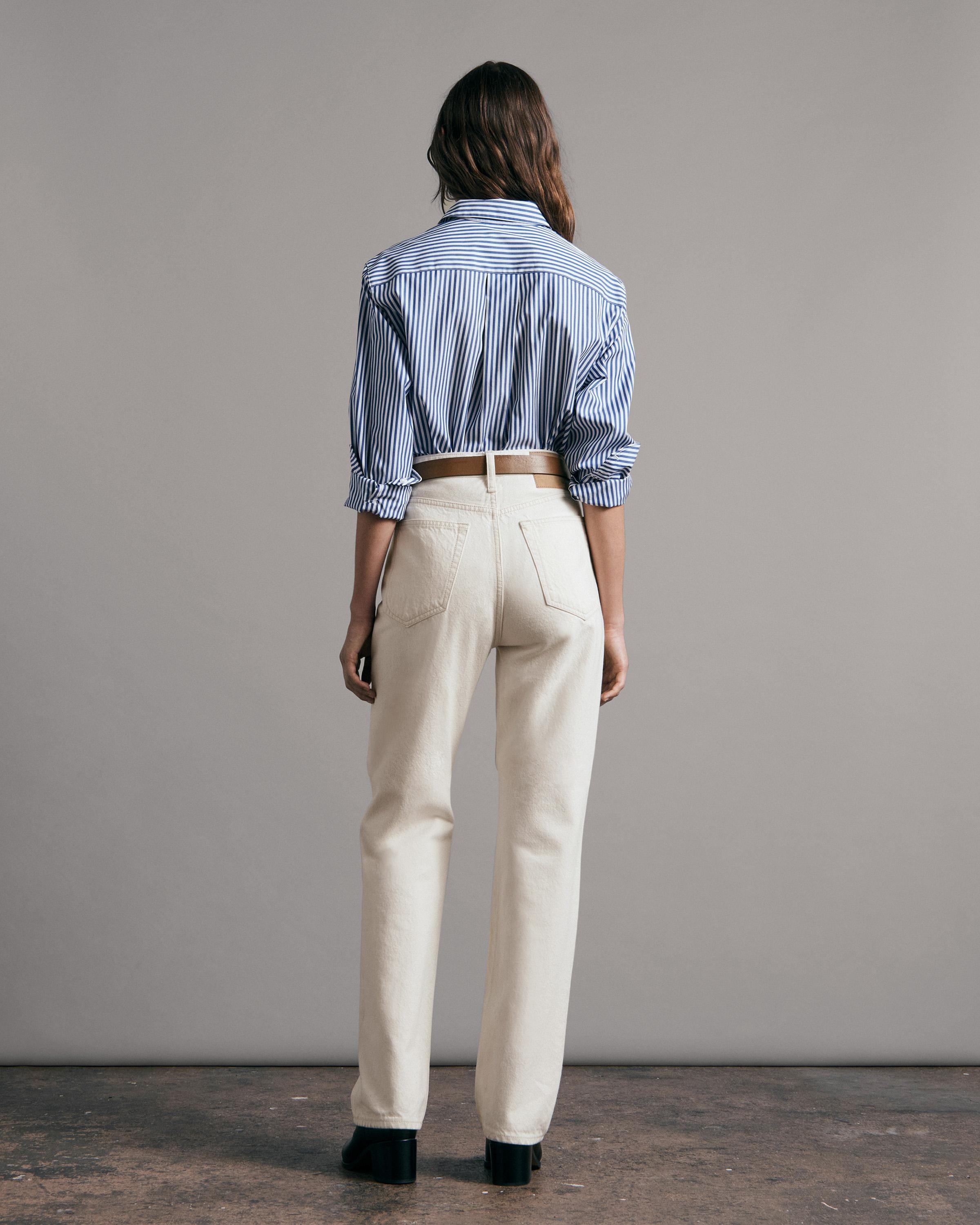 Alex High-Rise Straight - Ecru
Slim Fit Light Natural Jean - 5