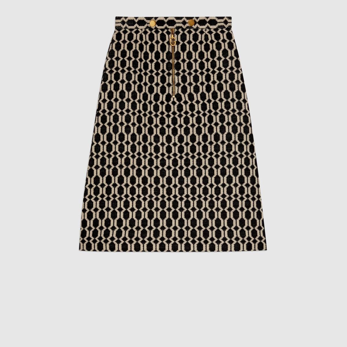 Optical tweed skirt - 1