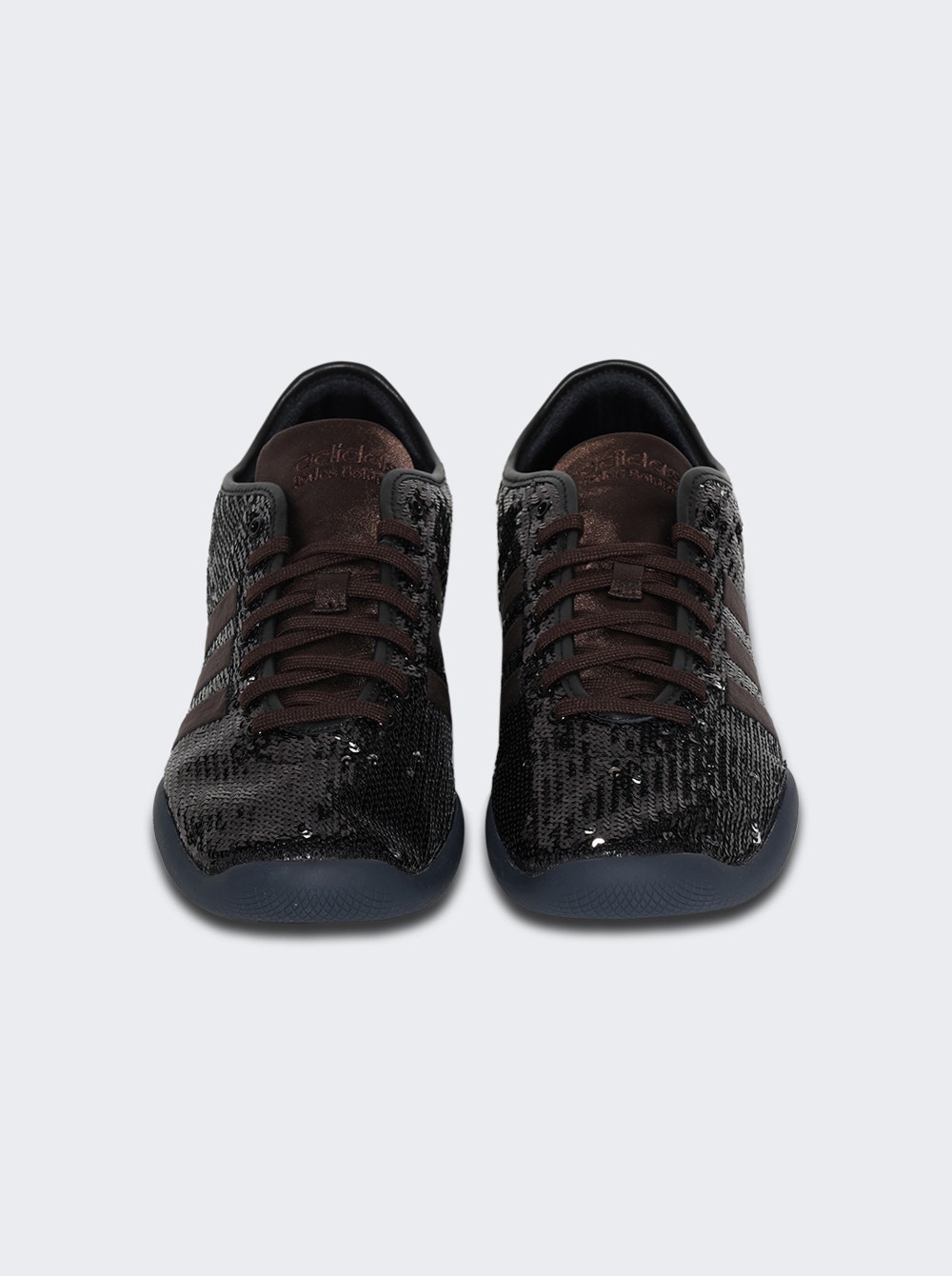 X Wales Bonner Lo Pro Sequin Sneakers Black - 5