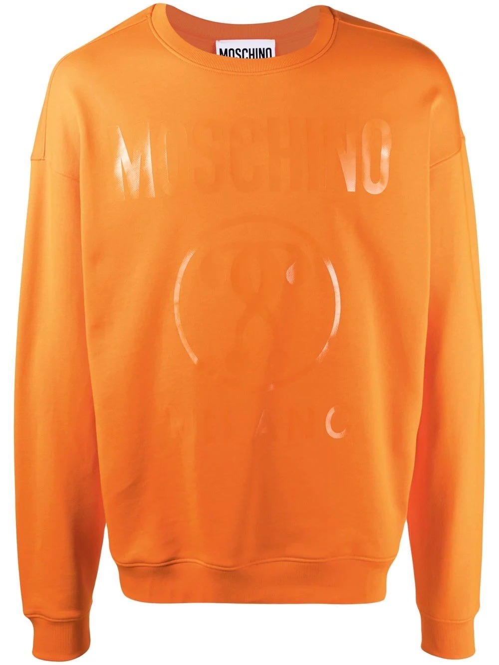 logo-print drop-shoulder sweatshirt - 1