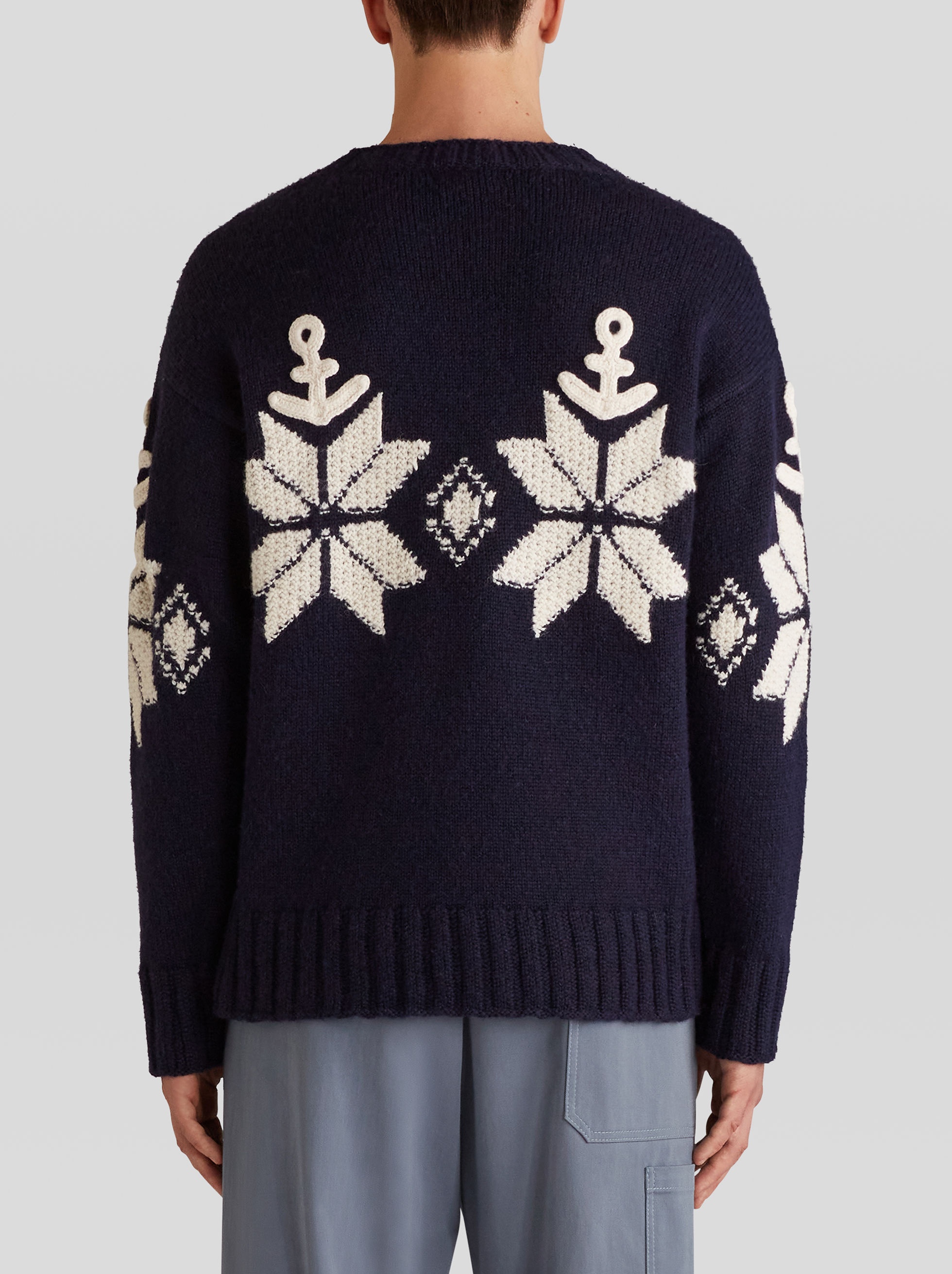 JUMPER WITH INTARSIA EMBROIDERY - 4