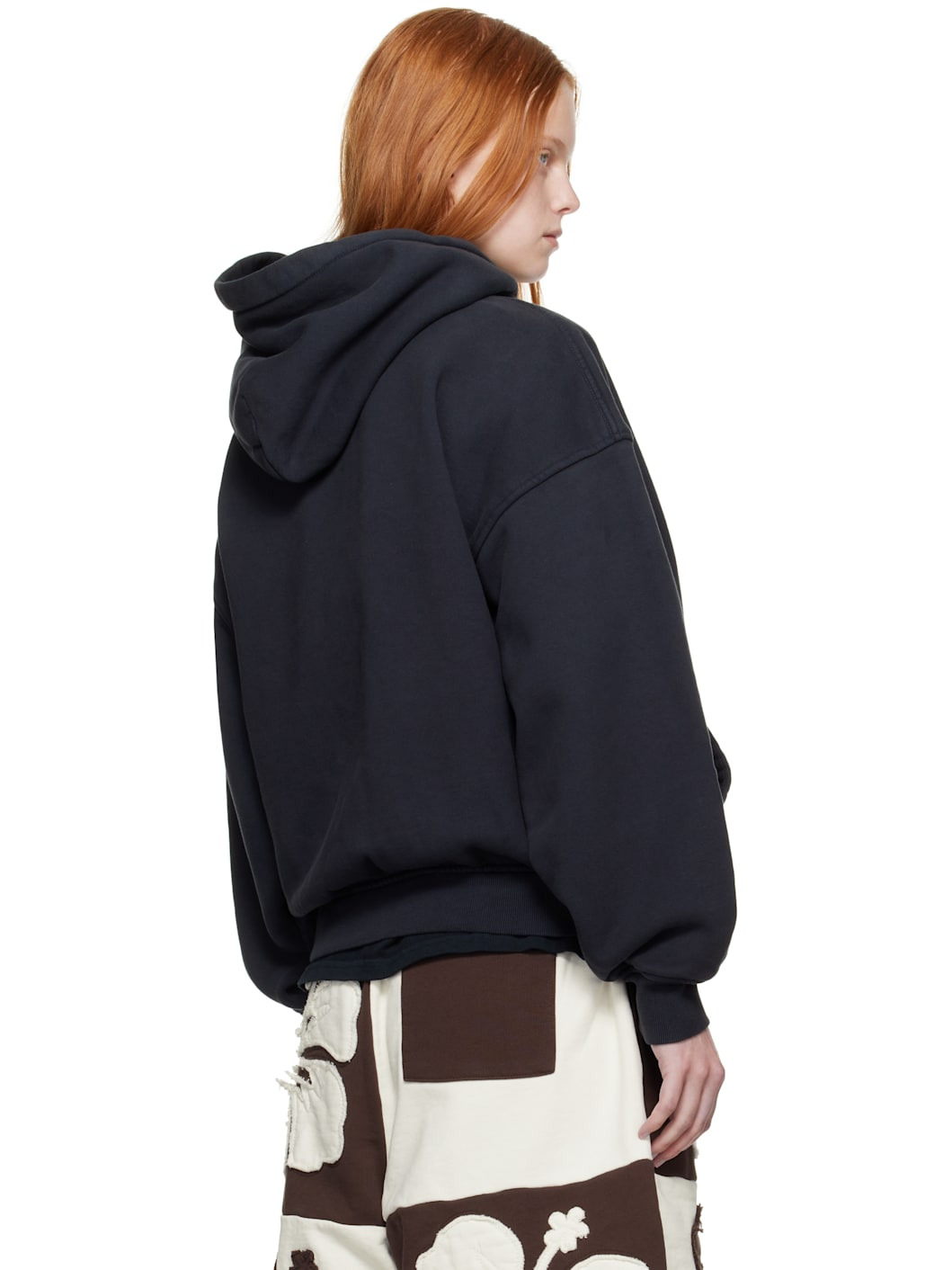 Black 'International Racing' Logo Hoodie - 3