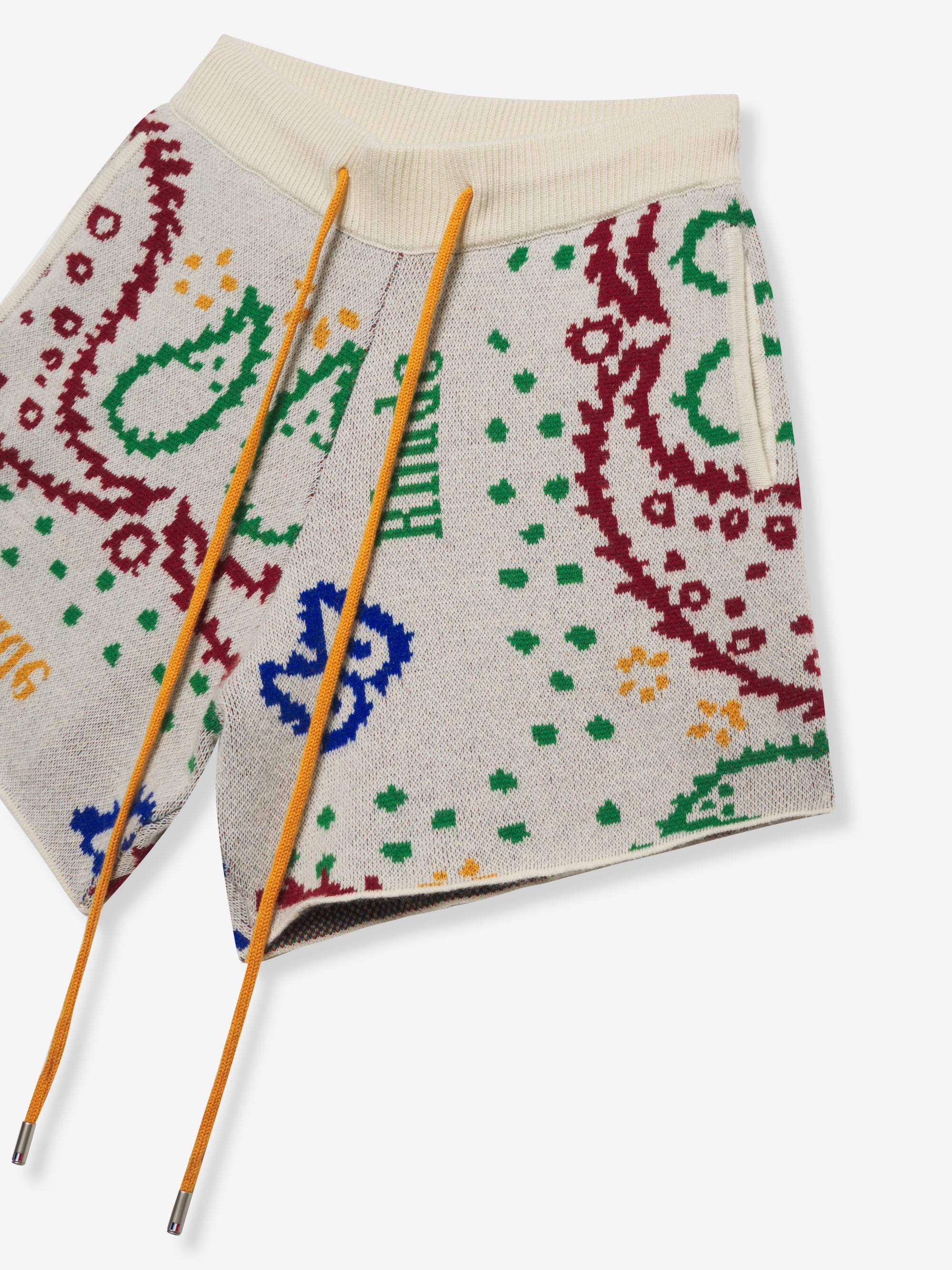 MULTI COLOR BANDANA SHORTS - 2