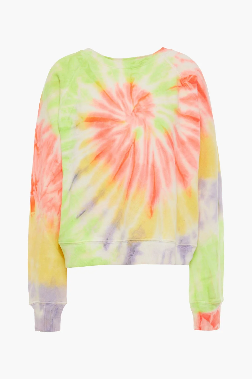 Tie-dyed cotton-fleece sweatshirt - 1