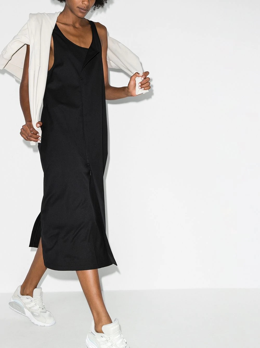 wraparound midi dress - 2