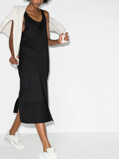 Y-3 wraparound midi dress outlook