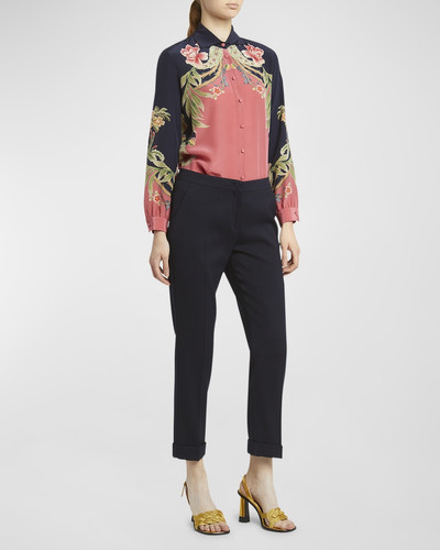 Etro Solid Bristol Skinny Ankle Pants outlook