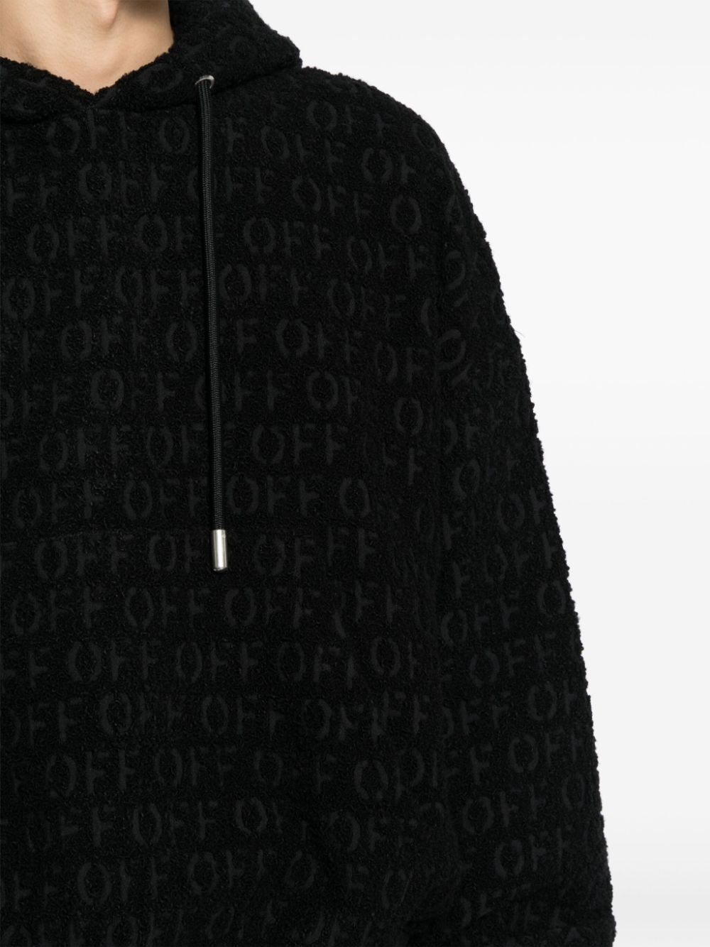 logo print hoodie - 5