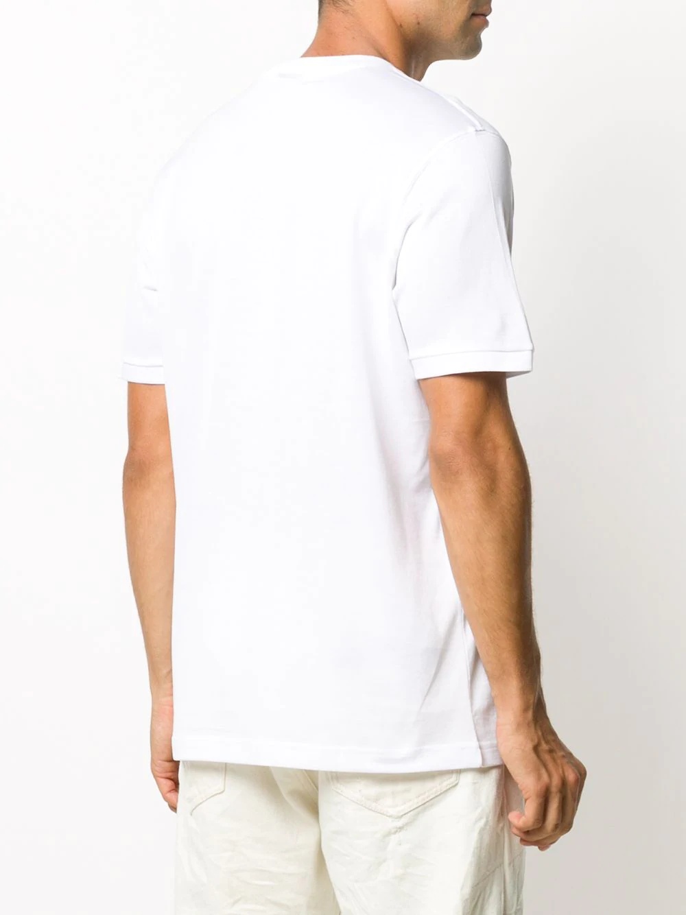 crew neck printed logo T-shirt - 4