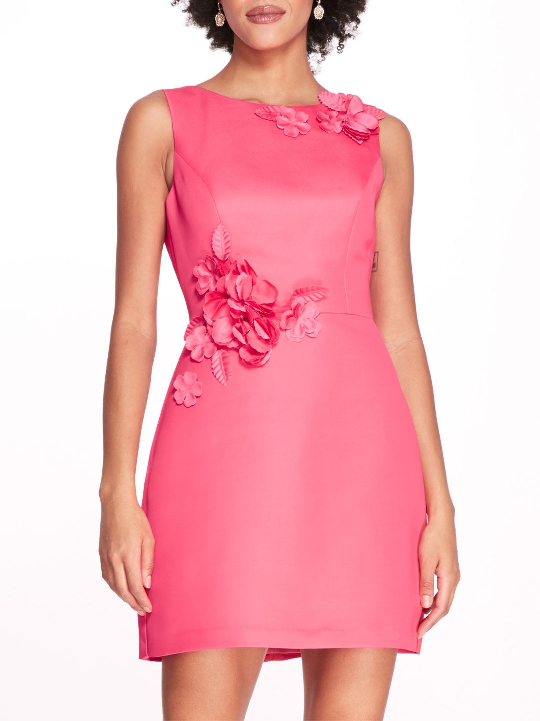 DUCHESS SATIN MINI DRESS - 4