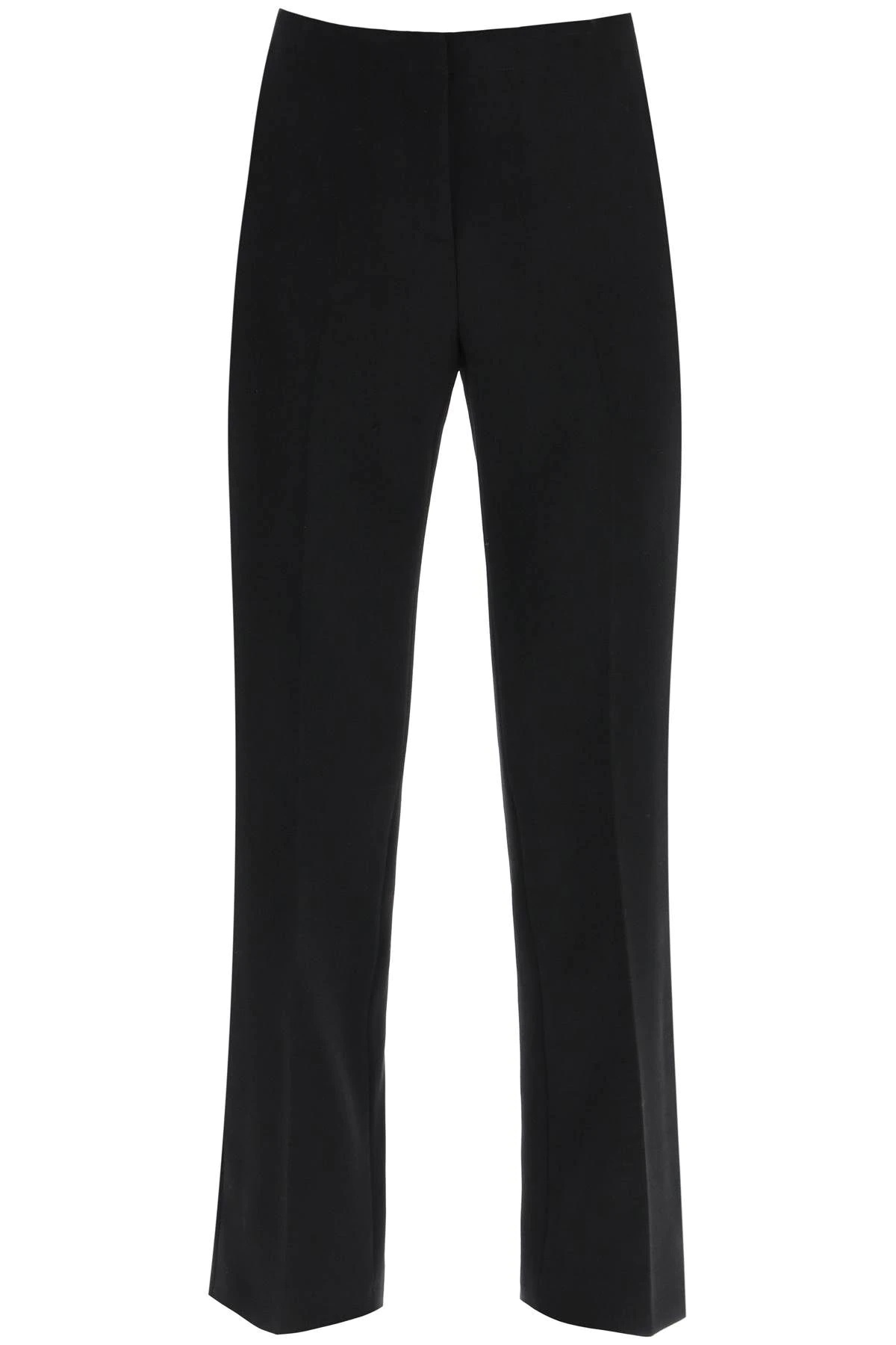 WOOL NATTÉ TROUSERS - 1