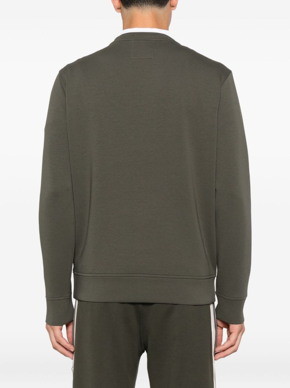 logo-patch crew-neck sweatshirt - 4