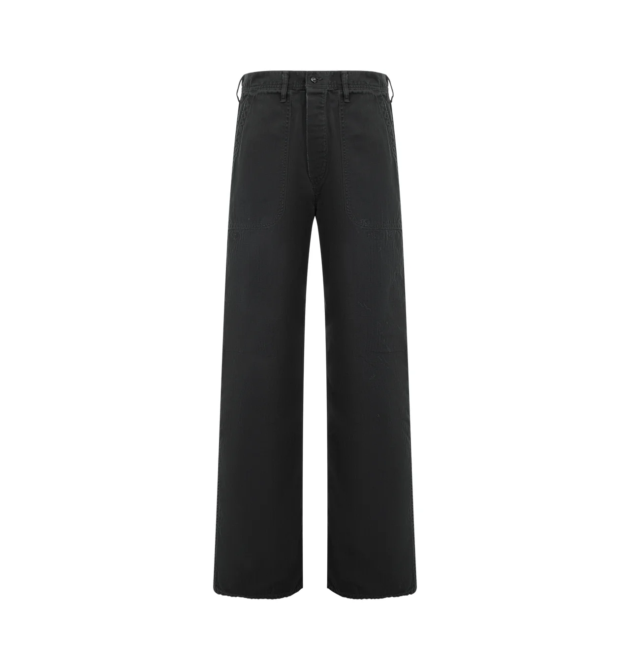 USN HERRINGBONE SEAMENS TROUSERS VE - 1