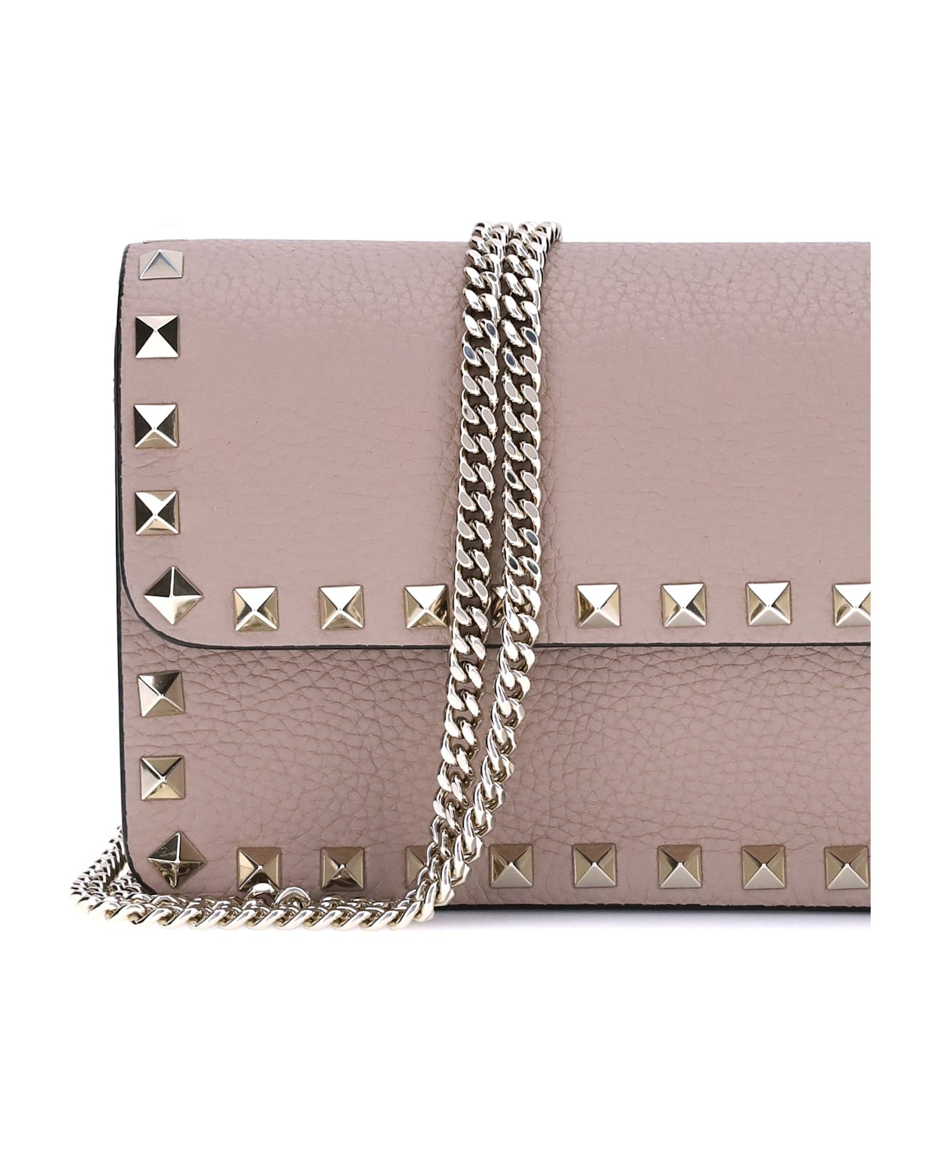Rockstud Pochette With Chain - 4