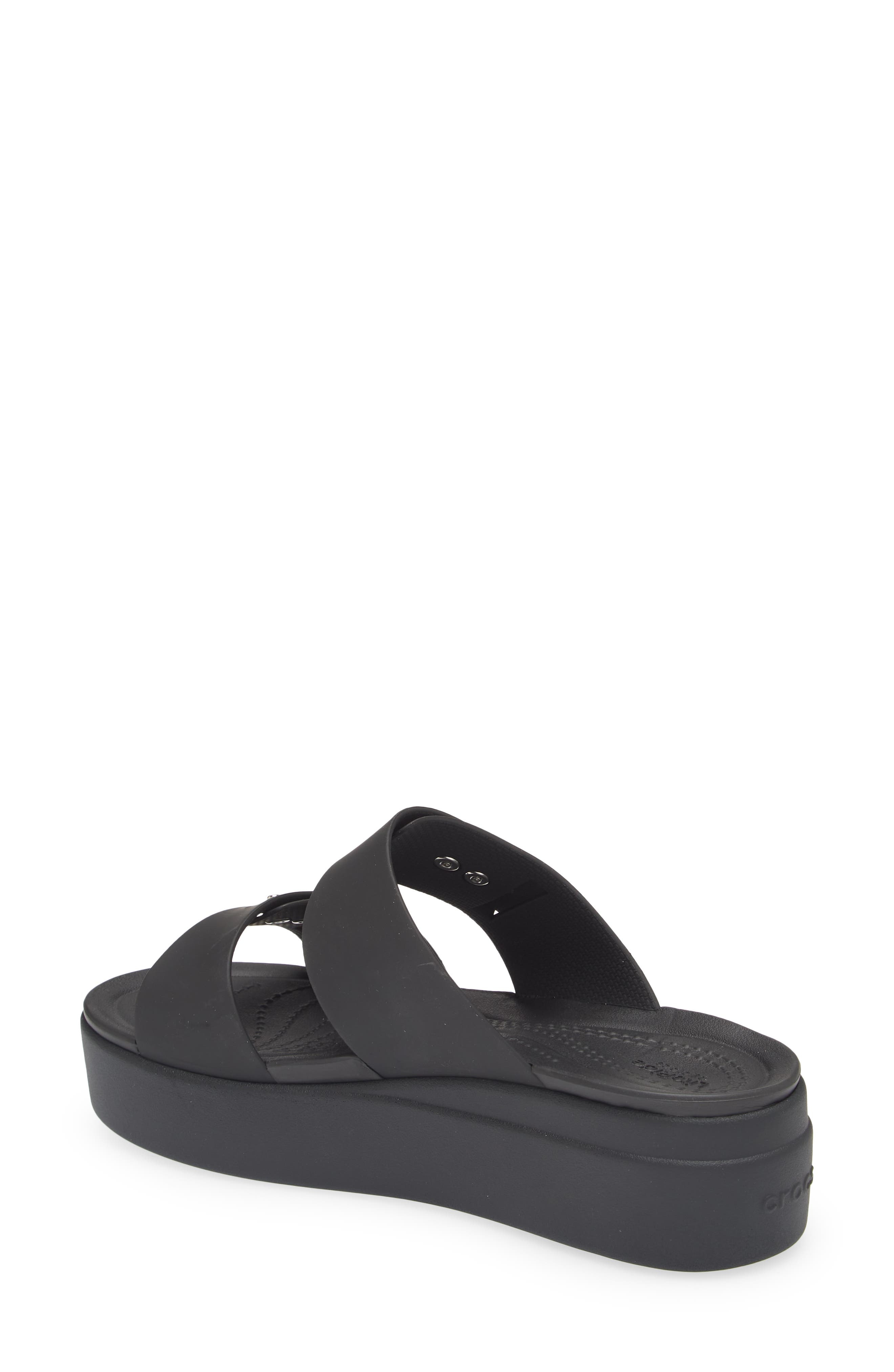 CROCS Brooklyn Wedge Slide Sandal in Black at Nordstrom - 2