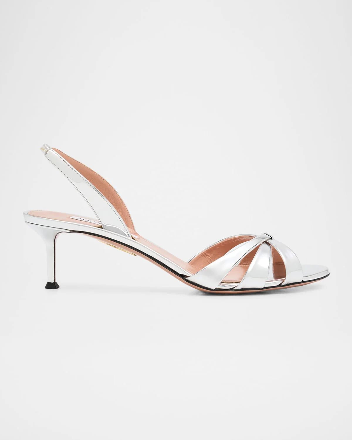 50mm Tati Shiny Specchio Halter Sandals - 1